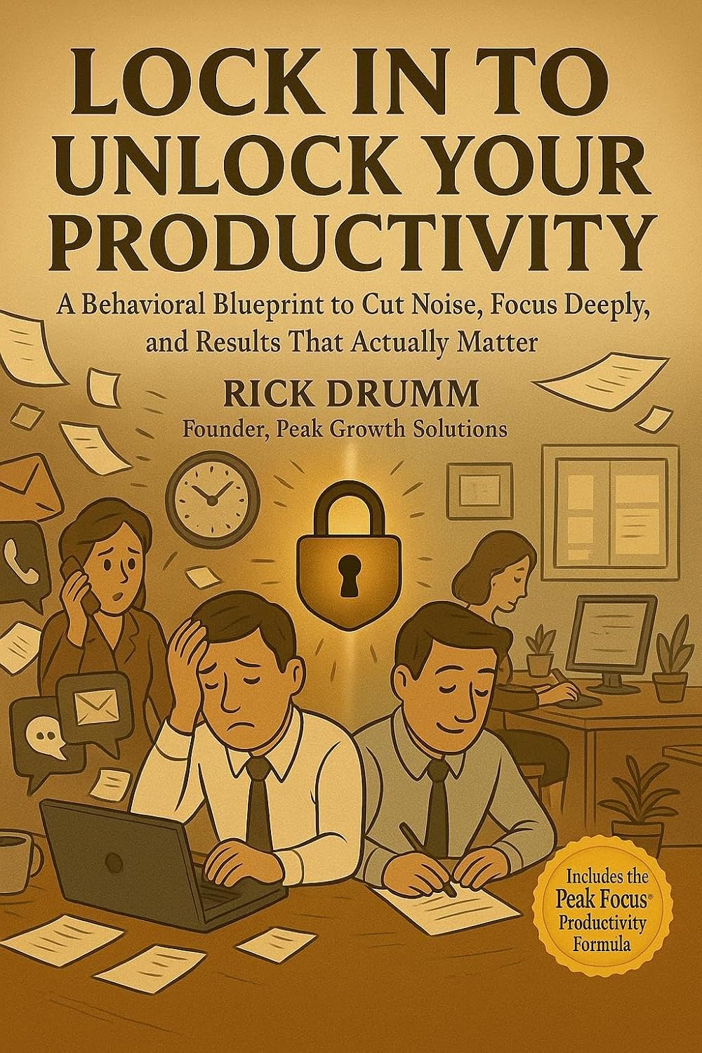 Rick Drumm Book: Lock In to Unlock Your Productivity: A Behavioral Blueprint to Cut Noise, Focus Deeply, and Results That Actually Matter